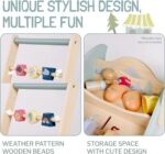 Wooden Galloping Ponies 2-in-1 Push & Pull Learning Walker - Image 6