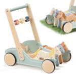 Wooden Galloping Ponies 2-in-1 Push & Pull Learning Walker