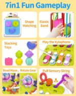 Montessori Super Fun Learning Toys for Little Explorers 7-in-1 Sensory Playtime Toddlers Adventure - Image 11