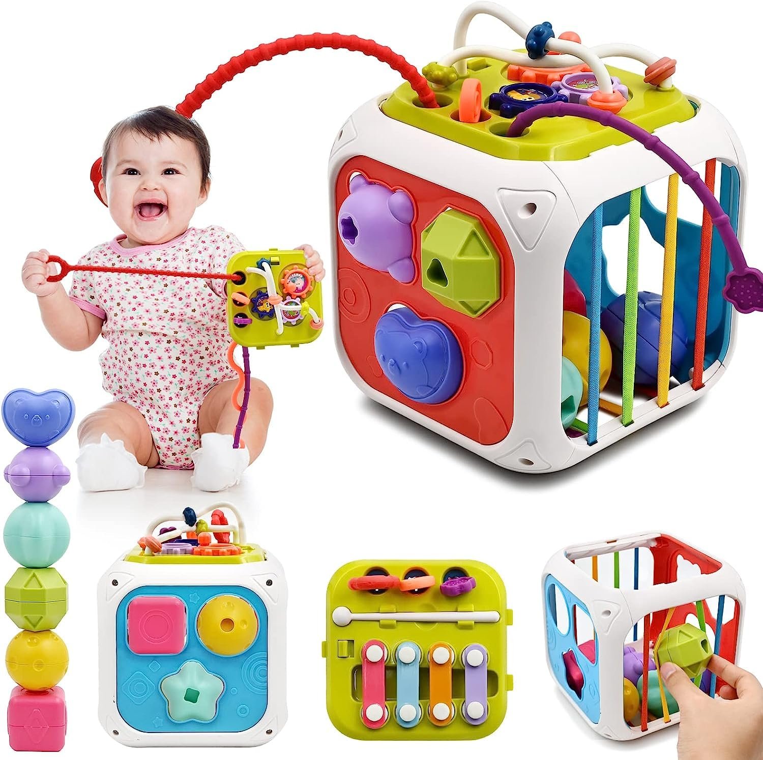 81iNWN1ubHL-1.jpg Montessori Super Fun Learning Toys for Little Explorers 7-in-1 Sensory Playtime Toddlers Adventure - Image 1