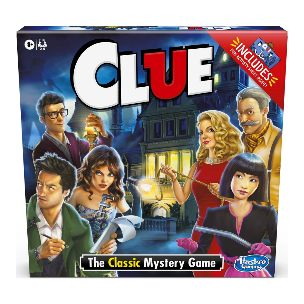 4-24.png CLUE Classic Mystery Board Game – Solve the Crime! - Image 1