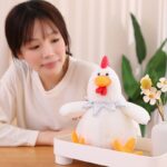 Big Belly Chicken Plush Toy - Cuckoo Rooster Doll for Kids  - Image 4